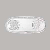 Luz LED de emergencia para lugares húmedos, cabezales de lámpara redondos, color blanco