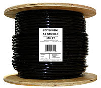 112-5001j 500' 1/0 Blk Thhn 英尺