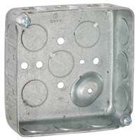 8192 4 英寸方形盒 1.5 英寸深