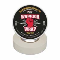 Warrior Wrap 白色电工胶带 - 3/4 英寸 x 66 英尺