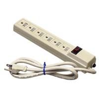 Protector contra sobretensiones Woods de 6 salidas - 280 julios