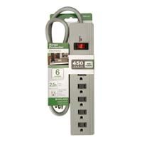 Protector contra sobretensiones Woods de 6 salidas - 510 julios