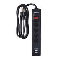 Protector contra sobretensiones USB Woods de 4 salidas - 1180 julios