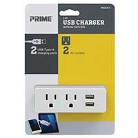 PBUC013 2 个插座加 USB A&C 端口