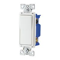 Interruptor unipolar iluminado Decorator Brown de Eaton - 15 A