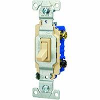 伊顿 带灯三向接地拨动开关 - 象牙色