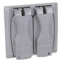 红点防风雨插座盖