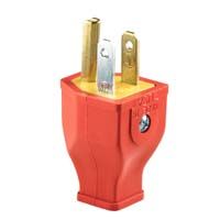 Enchufe recto con conexión a tierra de alambre Eaton