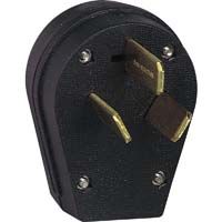 伊顿棕色通用角插头 - 30A - 125/250V