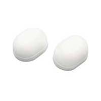 Plumb Pak Toilet Bolt Caps Oval White Push On