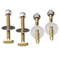 Plumb Pak Toilet Bolt & Screw Set - 1/4" x 2-1/2"