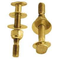 Plumb Pak Toilet Bolt Set W/ Solid Brass - 5/16" x 2-1/4"