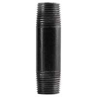 STZ Black Steel Nipple - 3/4" X 1-1/2"