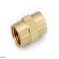 Anderson Metals Brass Pipe Coupling - 1/4"