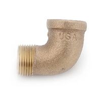Anderson Metals Red Brass 90° Street Elbow - 1/8"