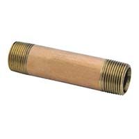 Anderson Metals Red Brass Nipple - 1/2" x 1-1/2"