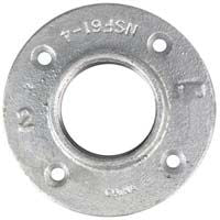 Southland Galvanized Iron Floor Flange - 1-1/2"