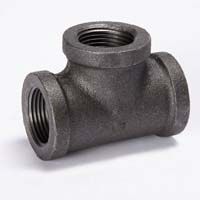 STZ Black Malleable Iron Tee - 3/4"