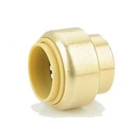 Harvard No Lead Brass Push End Cap - 1/2"