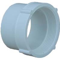 Charlotte Pipe DWV PVC Fitting Cleanout Adapter - 6"