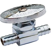 SharkBite Straight Stop 1/4 Turn- 1/2" X 1/2"