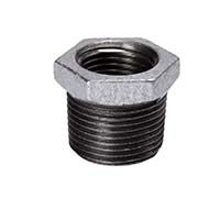 B&K/Mueller Galvanized Iron Hex Bushing- 1-1/2" X 1/2"