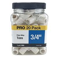 APOLLO PEX Poly Alloy Tees PRO 20 Pack - 3/4