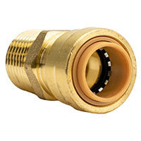 QUICKFITTING MNPT Adapter -1/2in x 1/2in