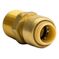 QUICKFITTING MNPT Adapter - 3/8in x 1/2in