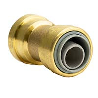 QuickFitting Brass Polybutylene Adapter - 3/4" x 3/4"