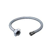 Conector artesanal de latón para inodoro, 20" de largo, válvula de llenado de 7/8" al inodoro, 3/8" de compensación a la válvula
