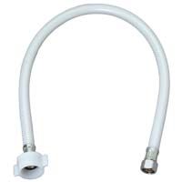 Conector artesanal de latón para inodoro, 20" de largo, válvula de llenado de 7/8" para inodoro, 3/8" Comp