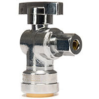 QuickFitting Angle Valve - 1/2" x 1/4"