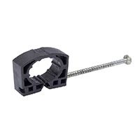 ProLine Full Clamp Plastic With Nail - 1/2" (10 Qty)