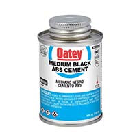 Oatey Medium Black ABS Cement - 4 Oz