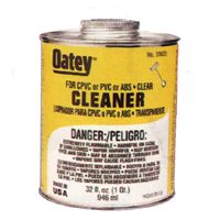 Oatey Clear Cleaner - 16 Oz