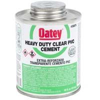 Oatey Heavy Duty Clear PVC Cement - 32 Oz
