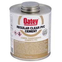 Oatey Regular Clear PVC Cement - 16 Oz