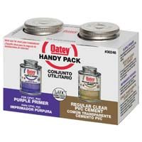 PAQUETE PRÁCTICO DE IMPRIMACIÓN PÚRPURA NSF NSF REGULAR DE PVC DE 4 OZ
