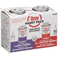 Oatey Purple Primer/All Purpose Cement Handy Pack - 4 Oz