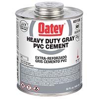 Oatey Heavy Duty Gray PVC Cement - 32 Oz