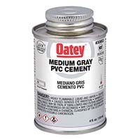 Oatey Medium Gray PVC Cement - 4 Oz