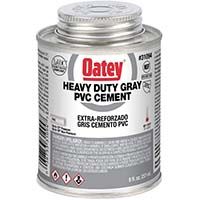 Oatey Heavy Duty Gray PVC Cement - 8 Oz