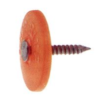Grip Rite Plastic Cap Nails Electrogalvanized 1" (280 Qnty)