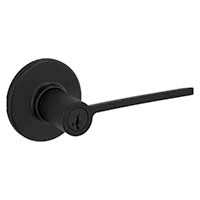 Entrada con llave Kwikset Ladera - Negro mate