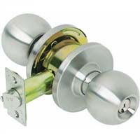 Tell Commercial SS Lockset Door Knob - Entry