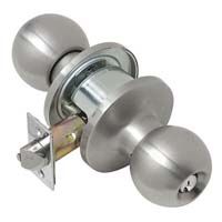 Tell Light-Duty Commercial SC Lockset Door Knob - Entry