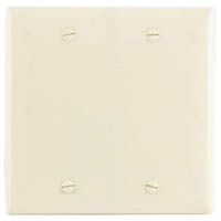 Eaton 2-Gang Blank Plate - White