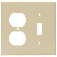 Eaton 2G Comb Wall Plate - Ivory