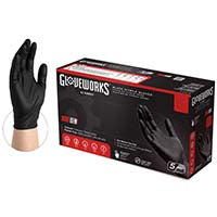 Guantes de trabajo industriales sin polvo Ammex Gloveworks L